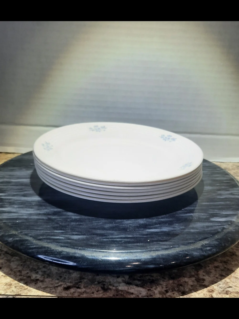 Corelle Morning Blue Salad Plates X 7